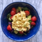Egg Salad Spinach Bowl