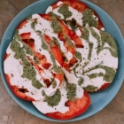 Vegan Tomato Caprese Salad